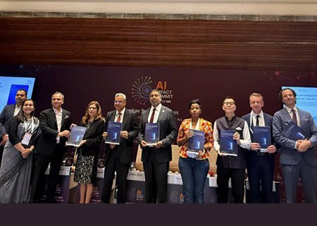 Government AI policy announcement event