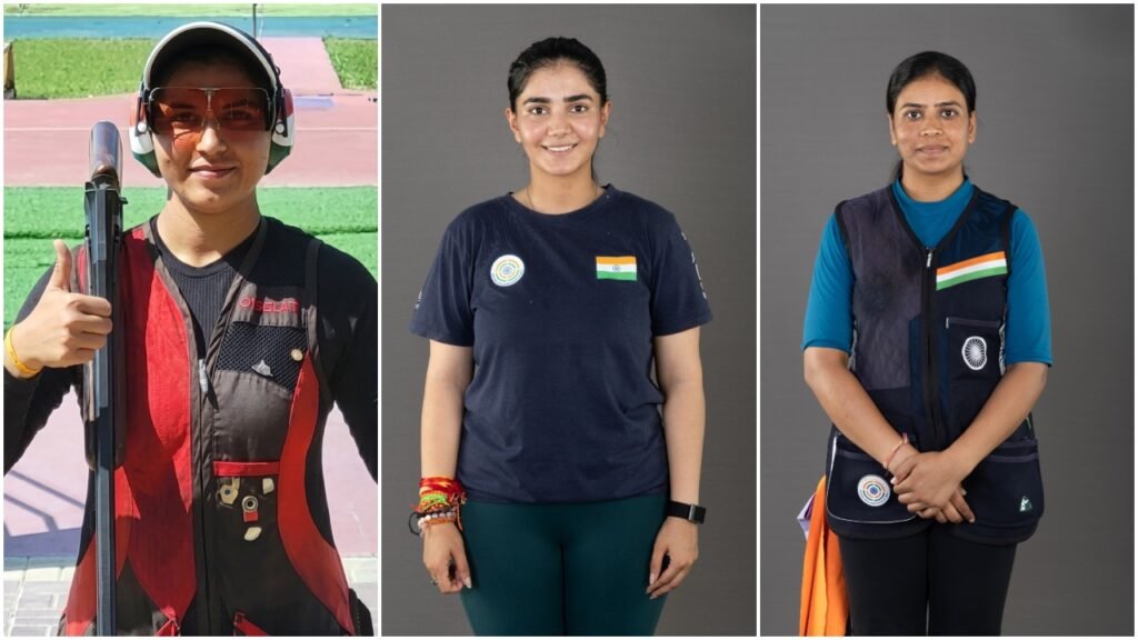 India-wins-silver-in-womens-trap-team-event-at-Asian-Games-2026