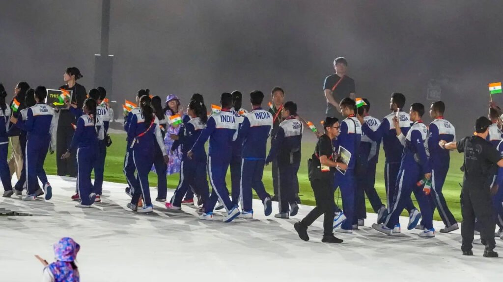 Indian Team at Closing Ceremony